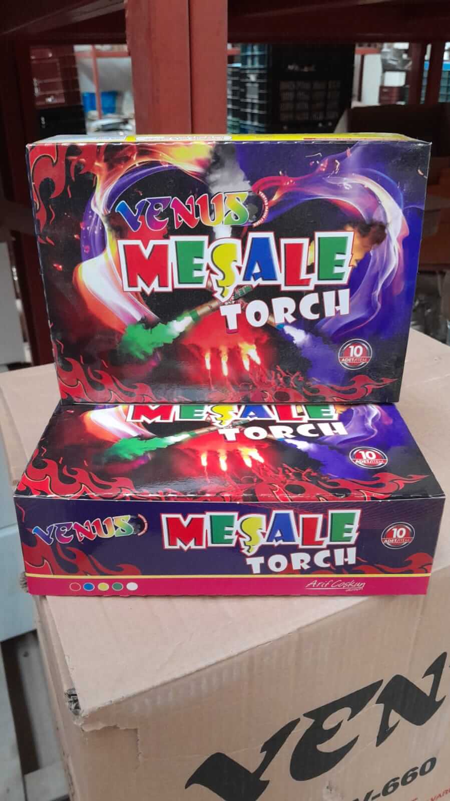 Maç Meşalesi Alevli
